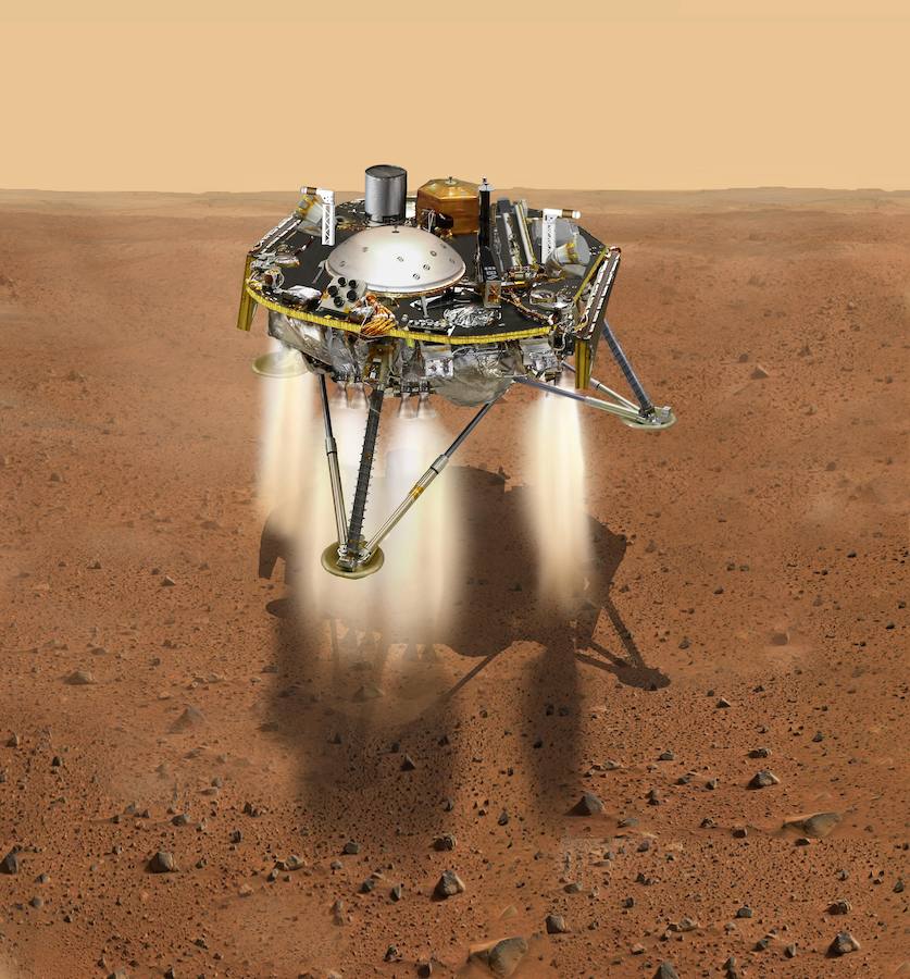 Fotos: InSight de la NASA aterriza en Marte