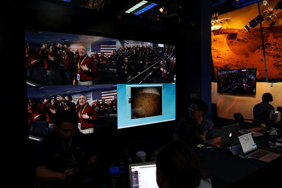 Fotos: InSight de la NASA aterriza en Marte