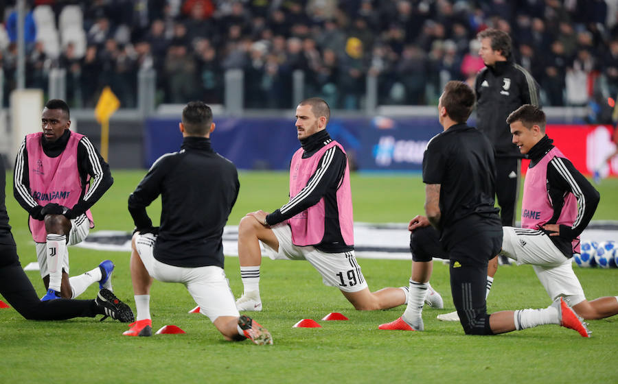 Estas son las imágenes que deja el partido de la jornada cinco de la Liga de Campeones en el Juventus Stadium