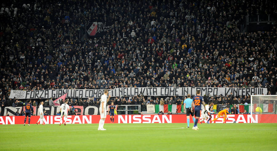 Estas son las imágenes que deja el partido de la jornada cinco de la Liga de Campeones en el Juventus Stadium