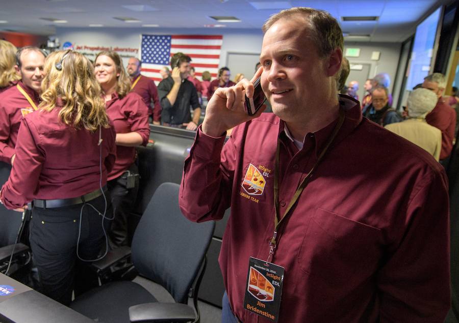 Fotos: InSight de la NASA aterriza en Marte