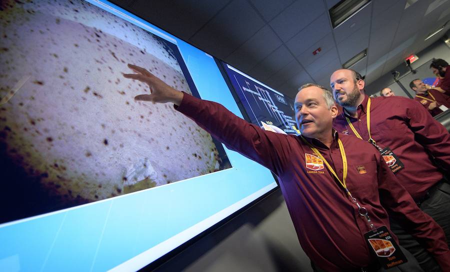 Fotos: InSight de la NASA aterriza en Marte