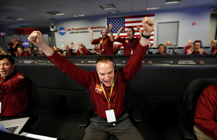 Fotos: InSight de la NASA aterriza en Marte