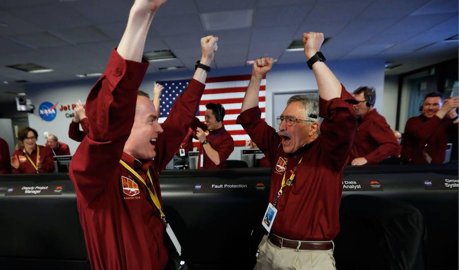 Fotos: InSight de la NASA aterriza en Marte