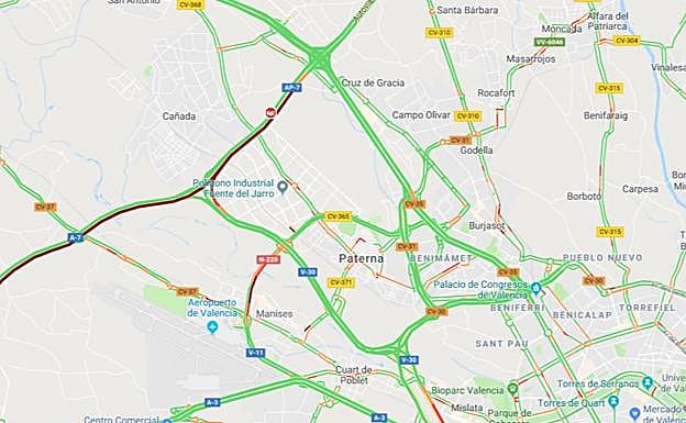 Tráfico en Valencia: