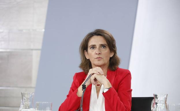 La ministra de Transición Ecológica, Teresa Ribera. 