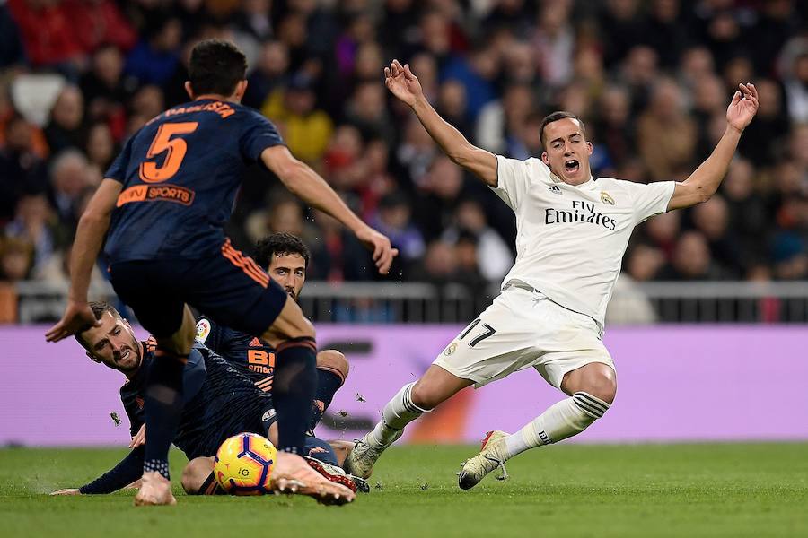 Estas son las mejores imágenes del duelo en el Bernabéu correspondiente a la jornada 14 de LaLiga