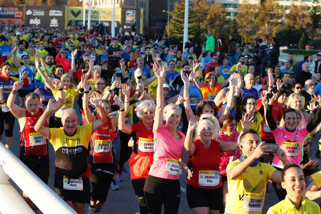 Las mejores imágenes del Maratón Valencia Trinidad Alfonso EDP