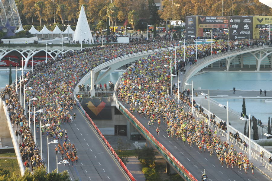 Las mejores imágenes del Maratón Valencia Trinidad Alfonso EDP