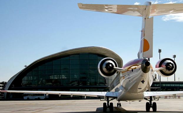 Terminal del aeropuerto de Valencia.