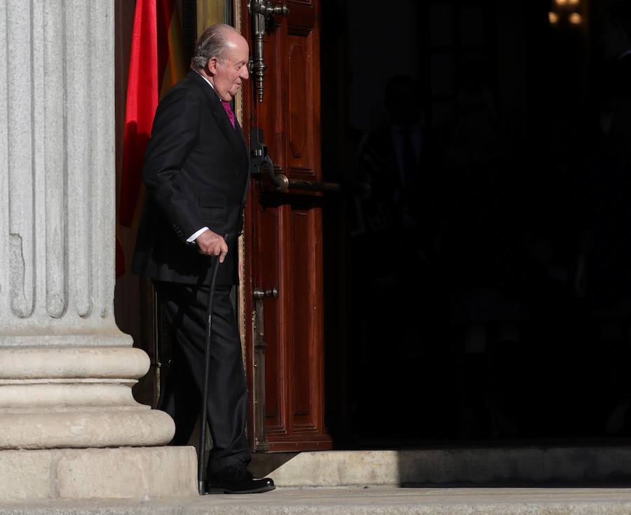 Los Reyes, Felipe y Letizia; la princesa Leonor, la infanta Sofía, el Rey y la Reina eméritos, Juan Carlos y Sofía, han sido protagonistas este jueves 6 de diciembre de 2018 de los actos en conmemoración de la Constitución española.