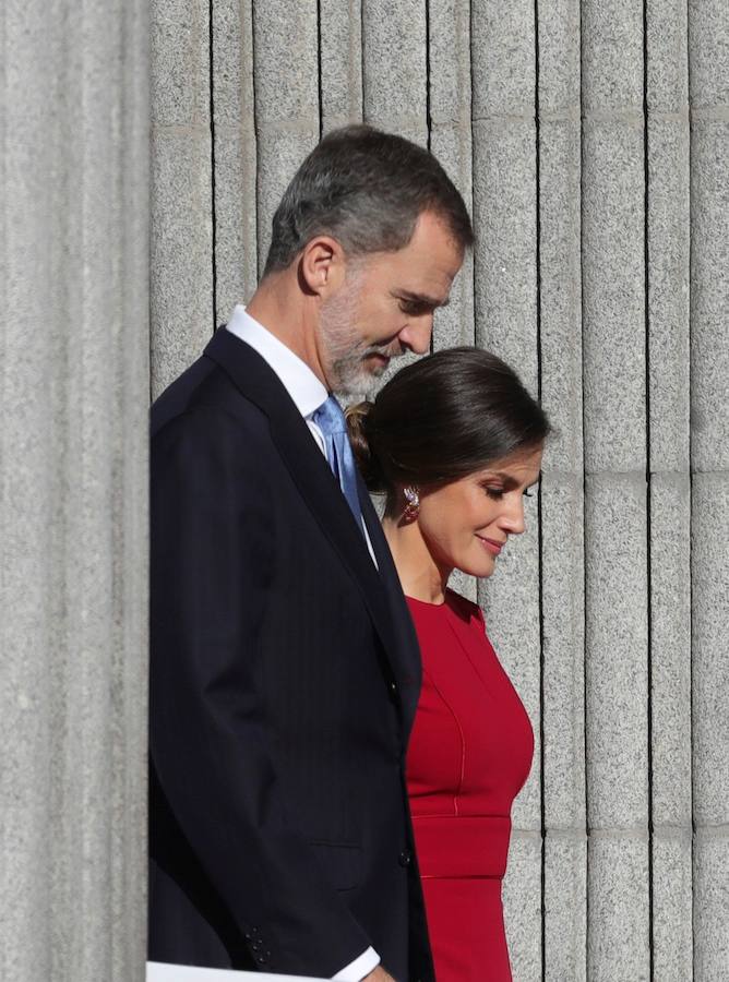 Los Reyes, Felipe y Letizia; la princesa Leonor, la infanta Sofía, el Rey y la Reina eméritos, Juan Carlos y Sofía, han sido protagonistas este jueves 6 de diciembre de 2018 de los actos en conmemoración de la Constitución española.