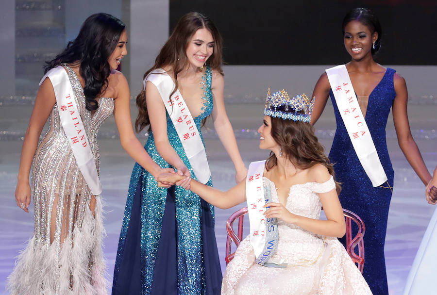 La modelo mexicana Vanessa Ponce de León, de 26 años, se coronó esta noche Miss Mundo en la sexagésimo octava edición del certamen, celebrada en la ciudad tropical china de Sanya, logrando así la primera corona para su país. La guanajuatense se impuso en una disputada ronda final a la tailandesa Nicolene Pichapa Limunskan, que terminó segunda, y a las aspirantes de Bielorrusia, Jamaica y Uganda. «Usaré mi reinado para seguir haciendo lo mismo que hago desde hace tres años, es decir, seguir siendo un ejemplo, porque todos podemos ser un ejemplo. El mundo necesita un cambio y ayudar no es tan difícil», comentó la modelo mexicana al recibir la corona.
