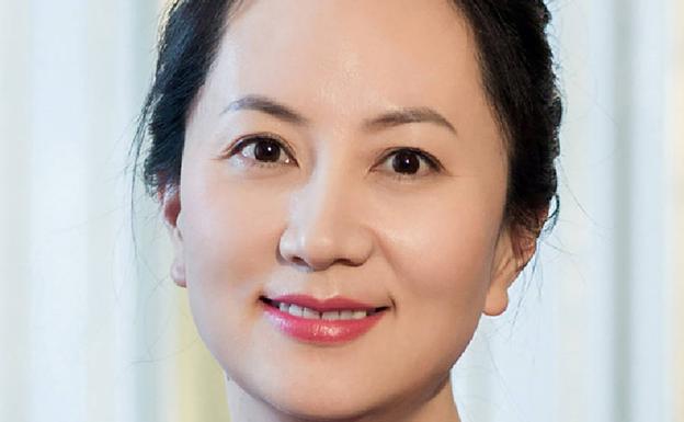La directora financiera e hija del fundador de Huawei, Meng Wangzhou.