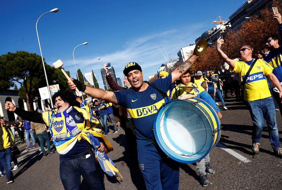 Fotos: Previa de la final de la Copa Libertadores entre River Plate y Boca Juniors en Madrid