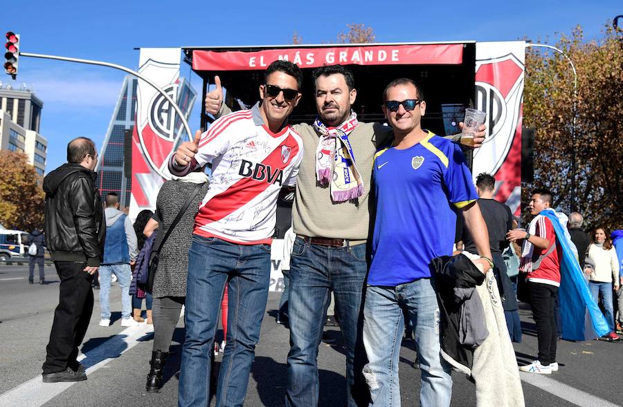 Fotos: Previa de la final de la Copa Libertadores entre River Plate y Boca Juniors en Madrid