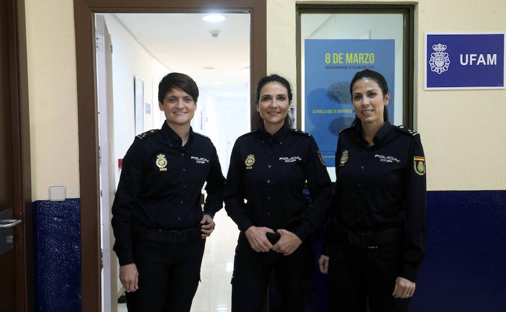 Pilar Bojó, Ana Blas y Estela Pardo, las jefas de la UFAM. 