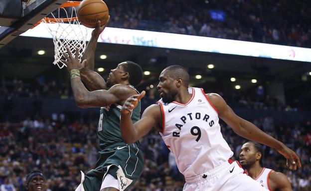 Serge Ibaka, durante el partido. 