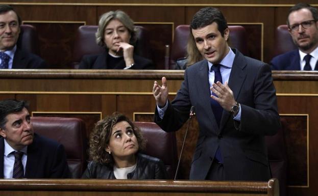 El líder del PP, Pablo Casado.