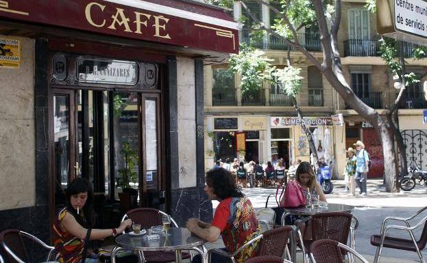 Una terraza del Carmen.