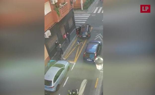 Herido un ciclista en una pelea por una discusión de tráfico en Valencia