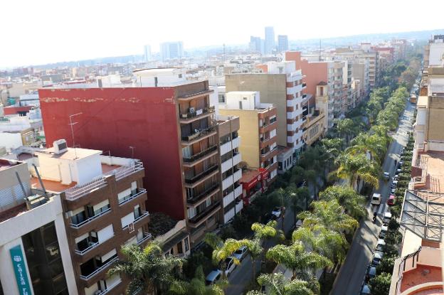 La avenida al Vedat, una de las vías más transitadas. 