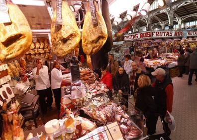 Imagen secundaria 1 - Paradas en el Mercado Central de Valencia. 