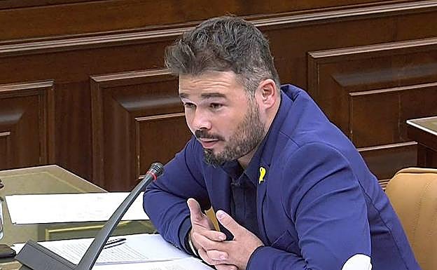 El diputado ERC, Gabriel Rufián.