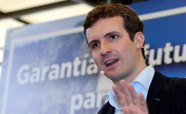 El líder del PP, Pablo Casado.