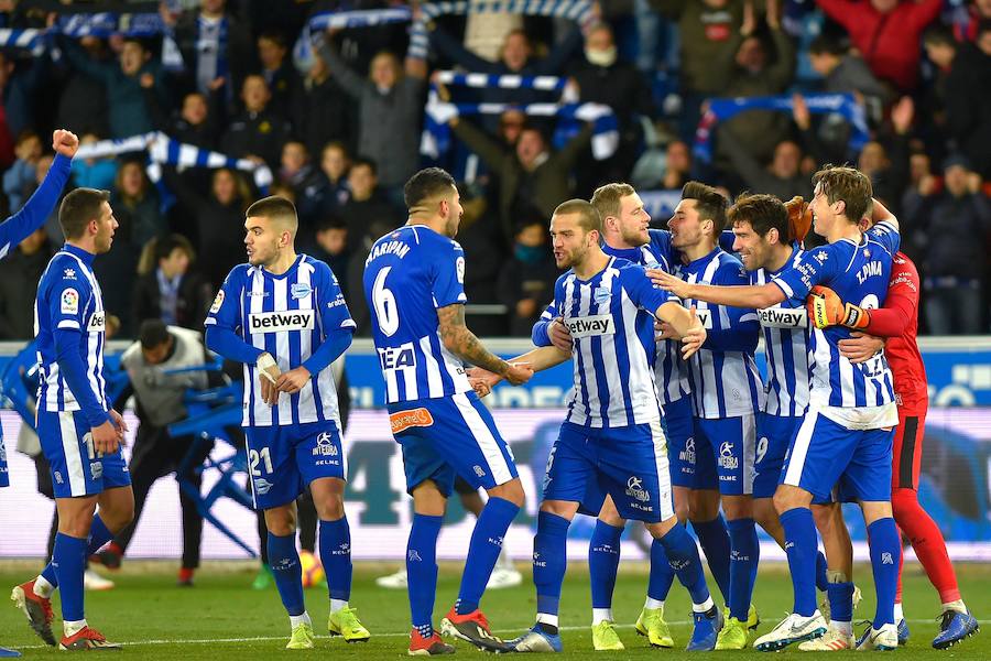 Estas son las imágenes del partido de la jornada 18 de LaLiga en Mendizorroza