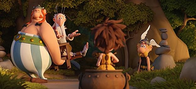Fotograma del filme de animación 'Astérix: el secreto de la poción mágica'. 