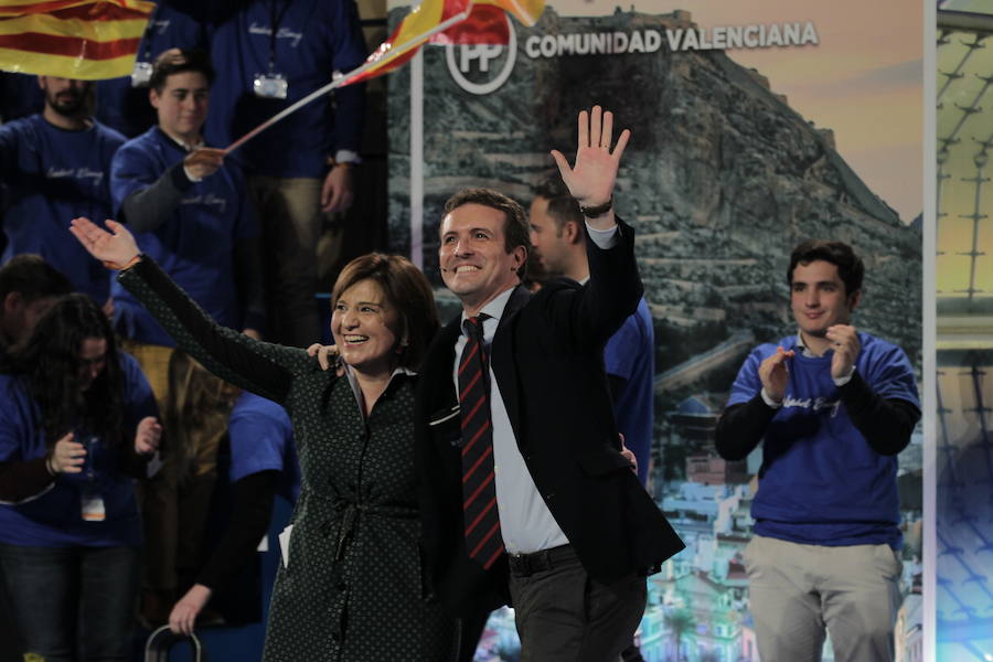 Fotos: Pablo Casado presenta a los candidatos a la alcaldía de Valencia, Alicante y Castellón