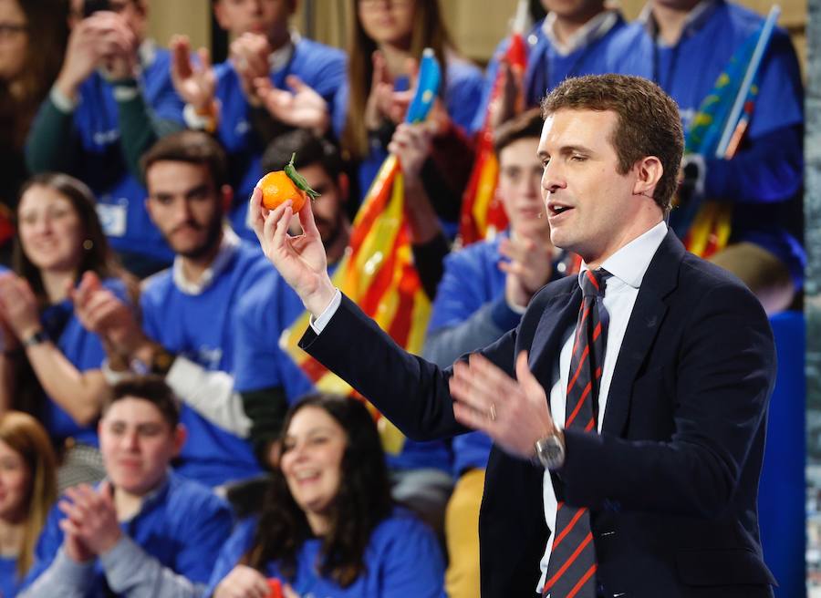 Fotos: Pablo Casado presenta a los candidatos a la alcaldía de Valencia, Alicante y Castellón