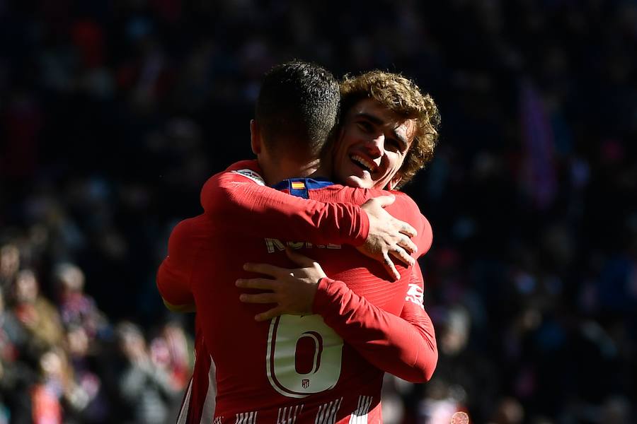 El partido de la jornada 19 de LaLiga en el Wanda Metropolitano deja estas imágenes de las mejores jugadas