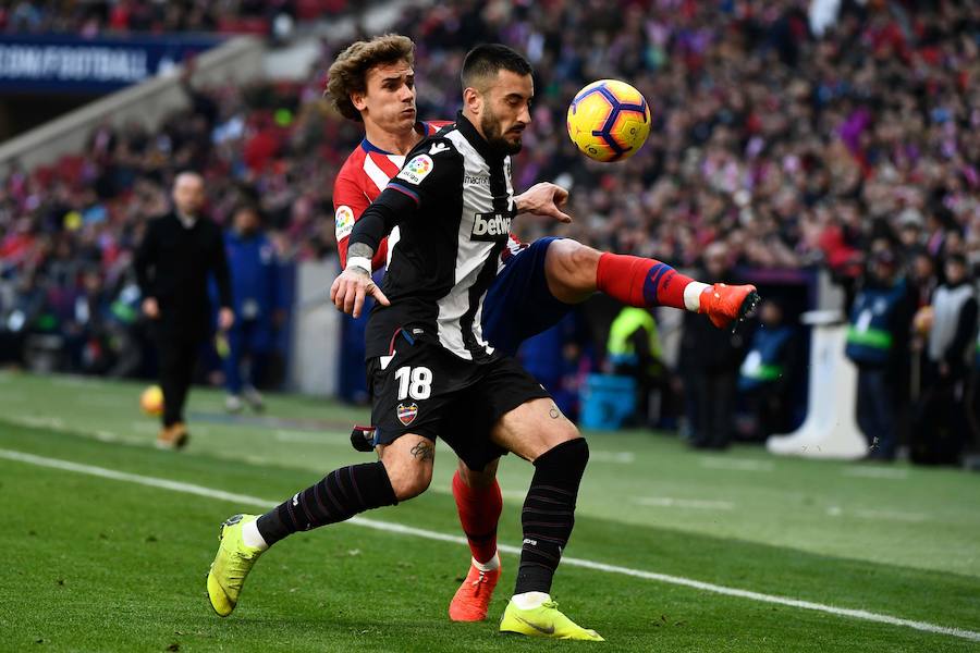 El partido de la jornada 19 de LaLiga en el Wanda Metropolitano deja estas imágenes de las mejores jugadas