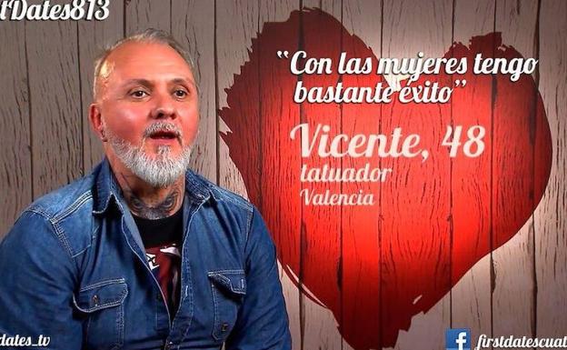 El valenciano Vicente que se presentó al programa de 'First Dates'. 