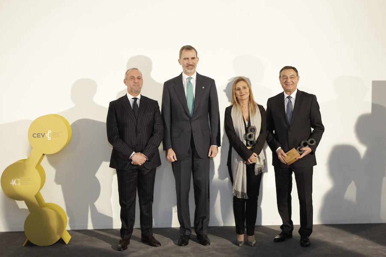 Fotos: El rey Felipe VI preside el aniversario de la patronal autonómica valenciana CEV