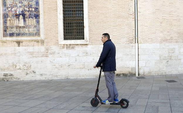 Patinete eléctrico. 