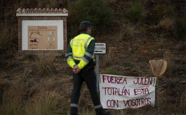 Carta de un guardia civil desde la zona de búsqueda de Julen