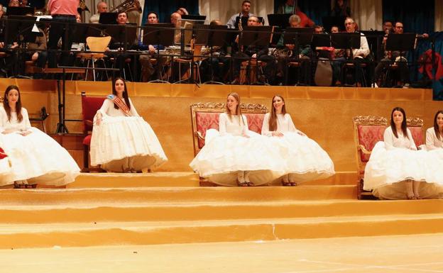 Galería. Ensayo de las exaltaciones en el Palau de la Música.