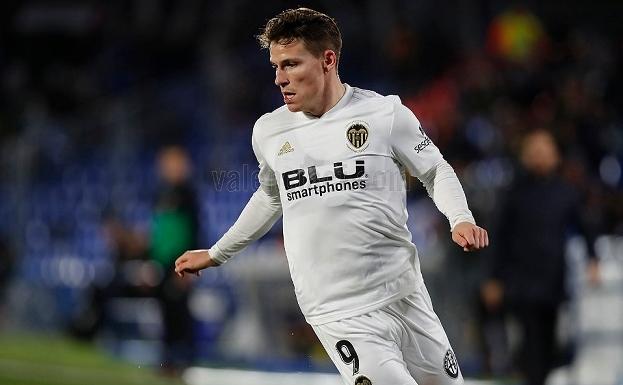 Kevin Gameiro, durante el encuentro ante el Getafe.