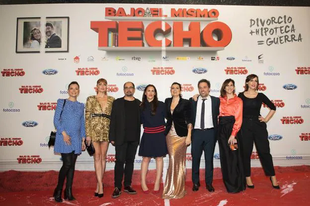 Reparto de la película 'Bajo el mismo techo'.