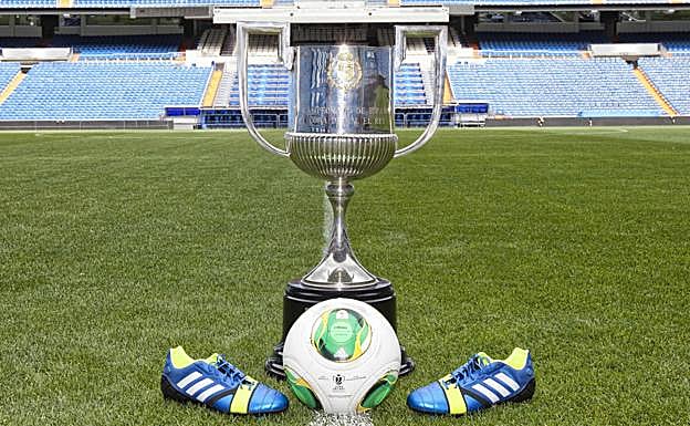 El trofeo de la Copa del Rey