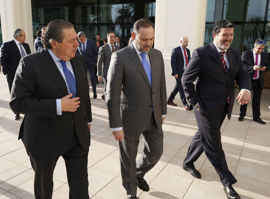 El ministro José Luis Ábalos repasa los proyectos del Ministerio de Fomento en la Comunitat Valenciana.