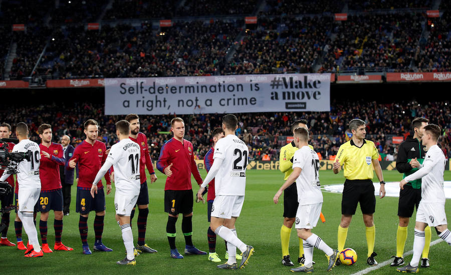 Estas son las imágenes que deja el partido de la jornada 22 de LaLiga en el Camp Nou