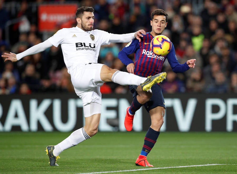 Estas son las imágenes que deja el partido de la jornada 22 de LaLiga en el Camp Nou