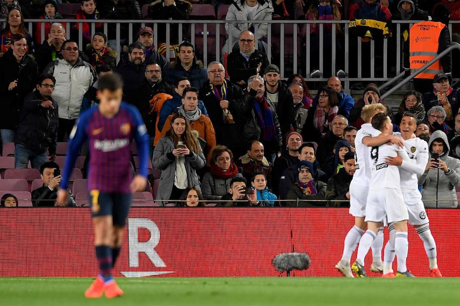 Estas son las imágenes que deja el partido de la jornada 22 de LaLiga en el Camp Nou