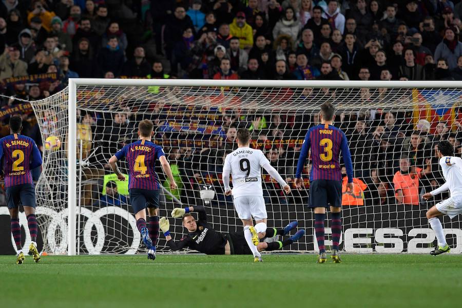 Estas son las imágenes que deja el partido de la jornada 22 de LaLiga en el Camp Nou