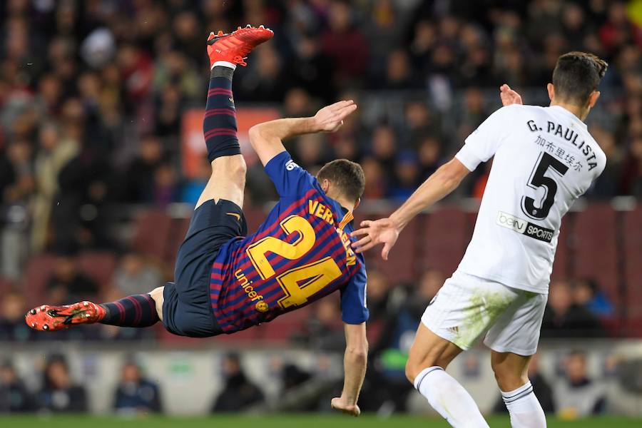 Estas son las imágenes que deja el partido de la jornada 22 de LaLiga en el Camp Nou