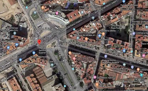 Herido un motorista en un accidente en Valencia